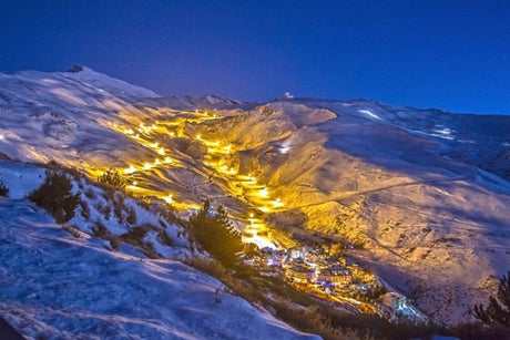 esquiar en sierra nevada en diciembre